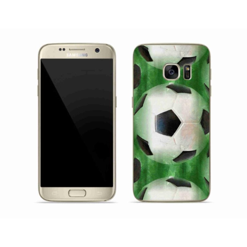 Gelový kryt mmCase na mobil Samsung Galaxy S7 - fotbalový míč