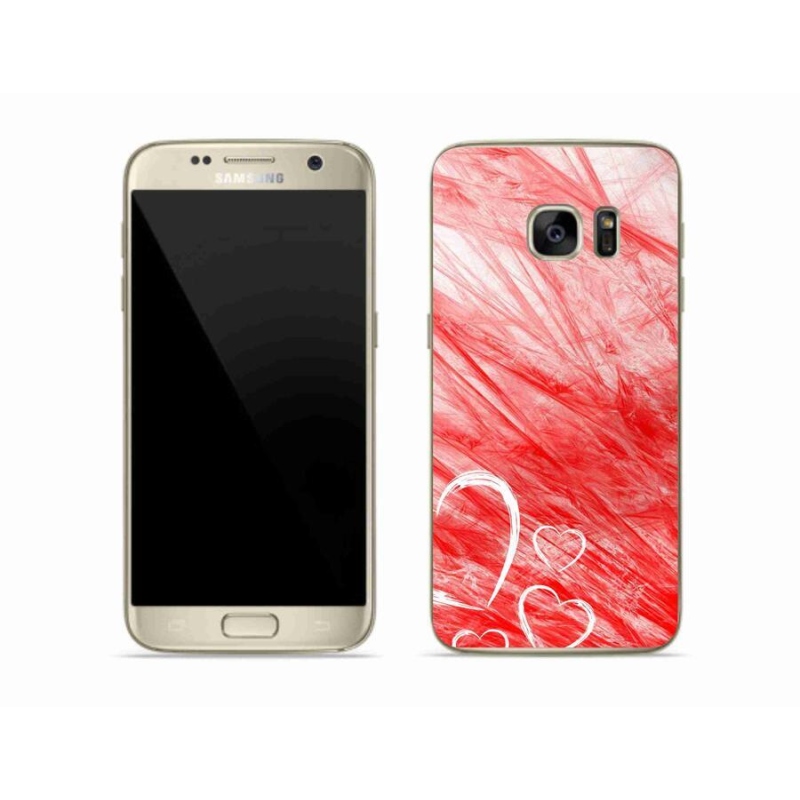 Gelový kryt mmCase na mobil Samsung Galaxy S7 - heart