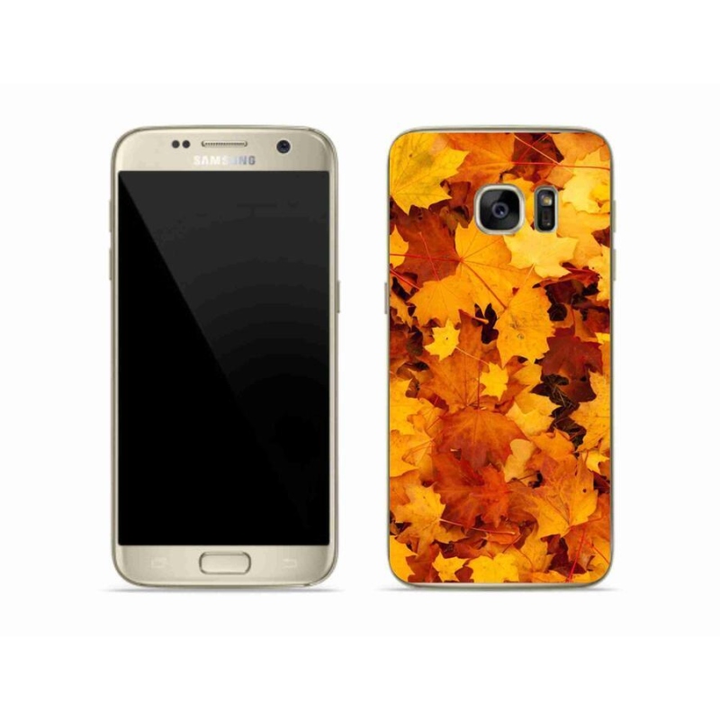Gelový kryt mmCase na mobil Samsung Galaxy S7 - javorové listy