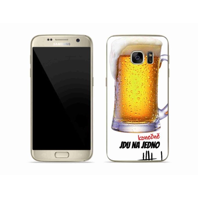 Gelový kryt mmCase na mobil Samsung Galaxy S7 - jdu na jedno
