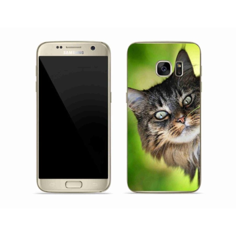 Gelový kryt mmCase na mobil Samsung Galaxy S7 - kočka 3