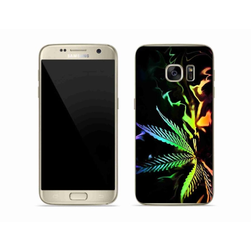 Gelový kryt mmCase na mobil Samsung Galaxy S7 - konopí 2