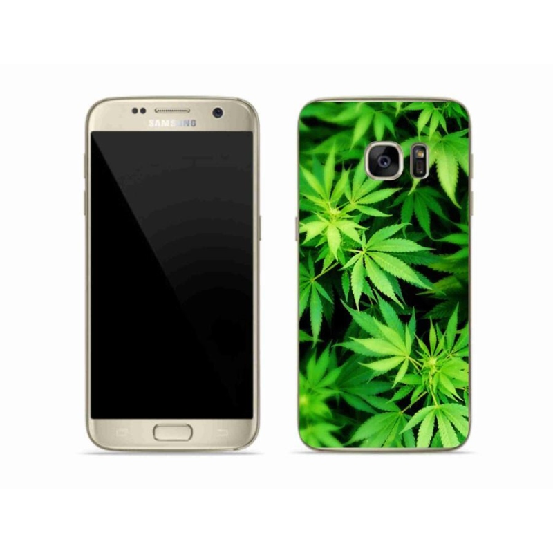 Gelový kryt mmCase na mobil Samsung Galaxy S7 - konopí 3