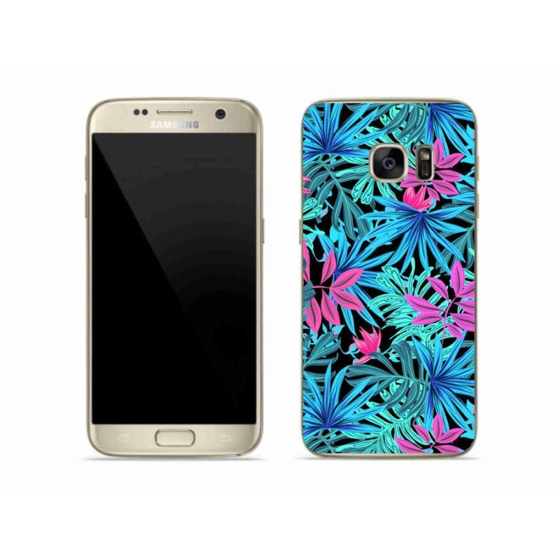Gelový kryt mmCase na mobil Samsung Galaxy S7 - květiny 3