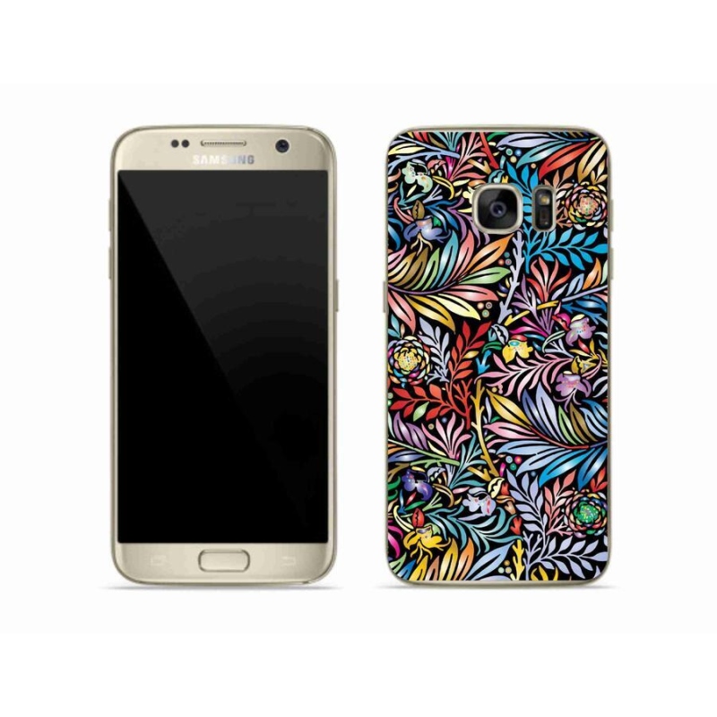 Gelový kryt mmCase na mobil Samsung Galaxy S7 - květiny 5