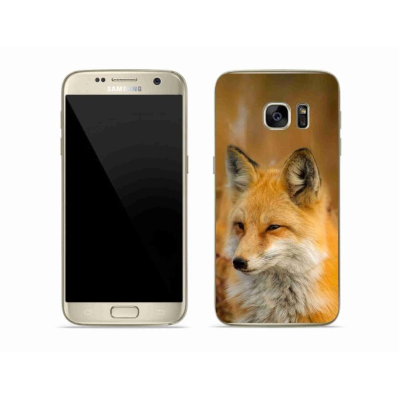 Gelový kryt mmCase na mobil Samsung Galaxy S7 - liška
