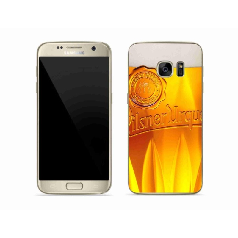Gelový kryt mmCase na mobil Samsung Galaxy S7 - pivo