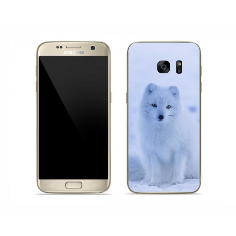 Gelový kryt mmCase na mobil Samsung Galaxy S7 - polární liška