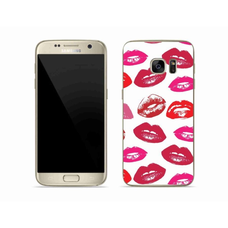 Gelový kryt mmCase na mobil Samsung Galaxy S7 - rty