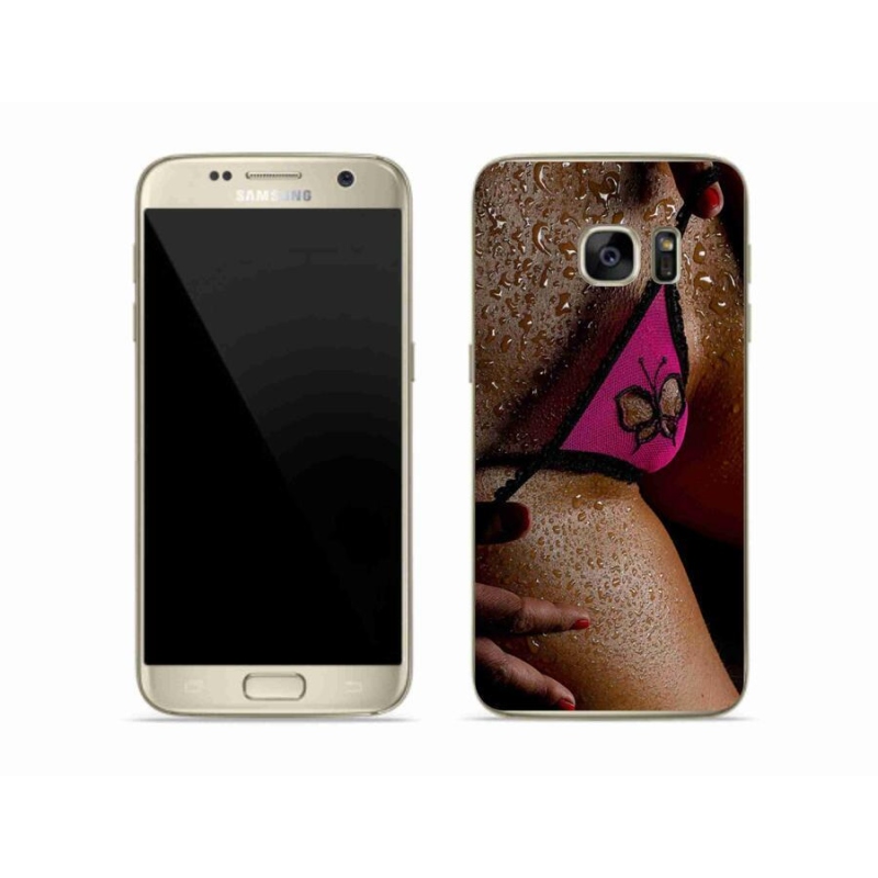 Gelový kryt mmCase na mobil Samsung Galaxy S7 - sexy žena