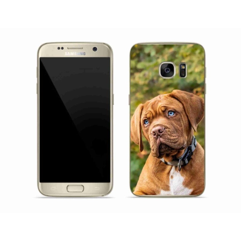 Gelový kryt mmCase na mobil Samsung Galaxy S7 - štěně