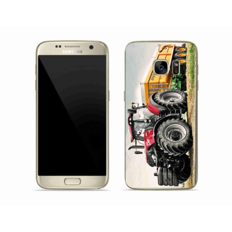 Gelový kryt mmCase na mobil Samsung Galaxy S7 - traktor 3