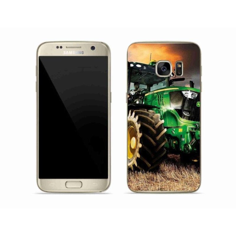 Gelový kryt mmCase na mobil Samsung Galaxy S7 - traktor