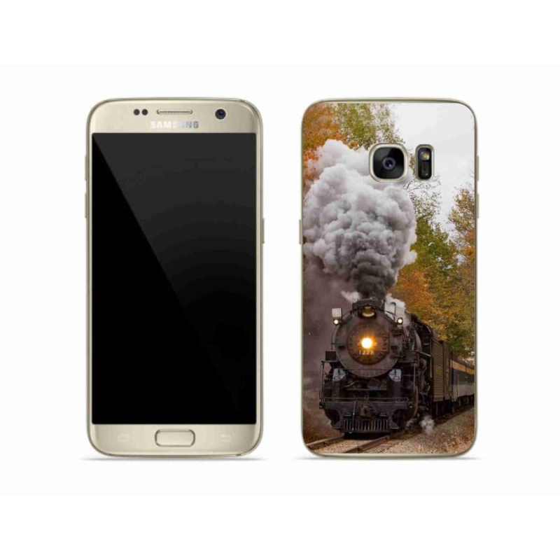 Gelový kryt mmCase na mobil Samsung Galaxy S7 - vlak 1