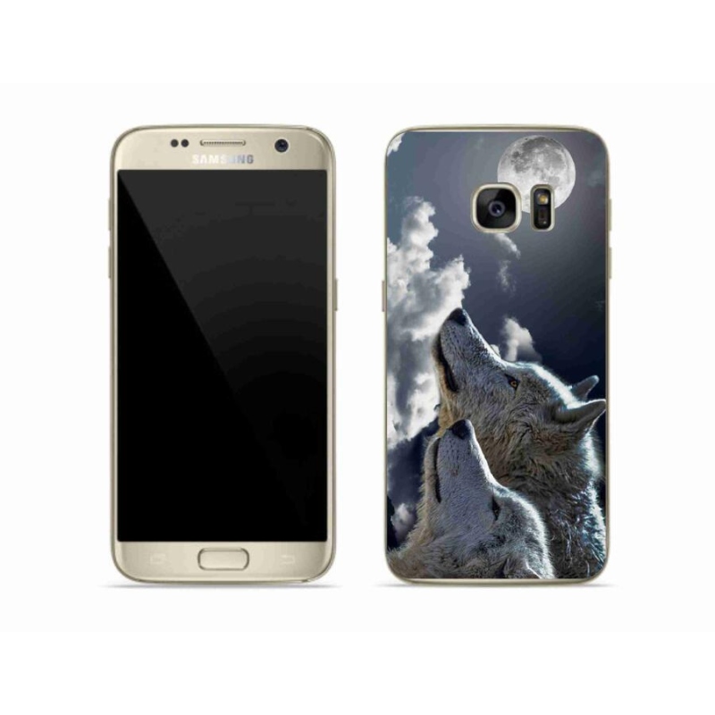 Gelový kryt mmCase na mobil Samsung Galaxy S7 - vlci