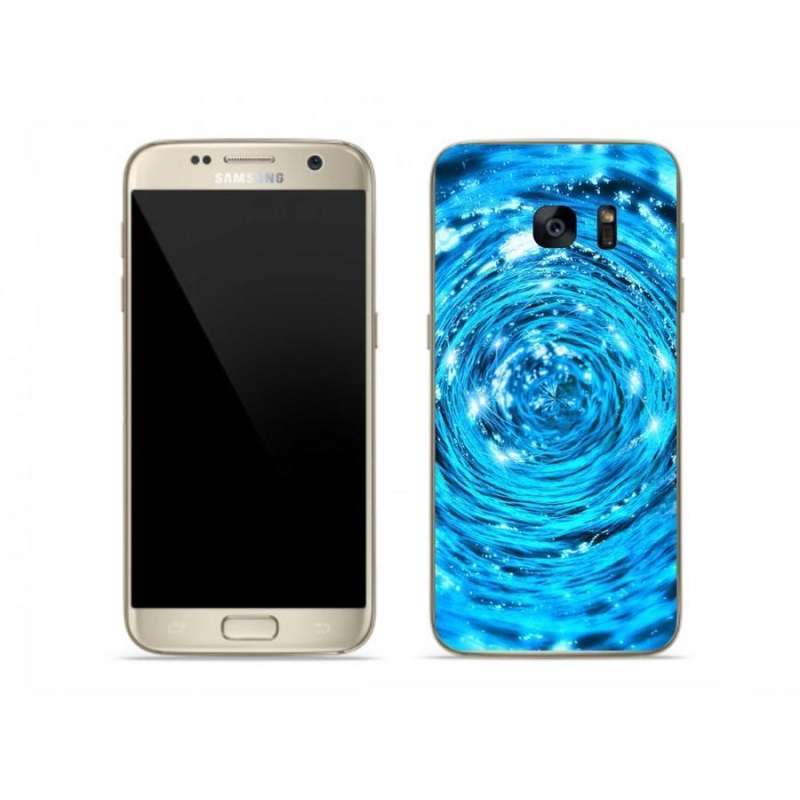 Gelový kryt mmCase na mobil Samsung Galaxy S7 - vodní vír