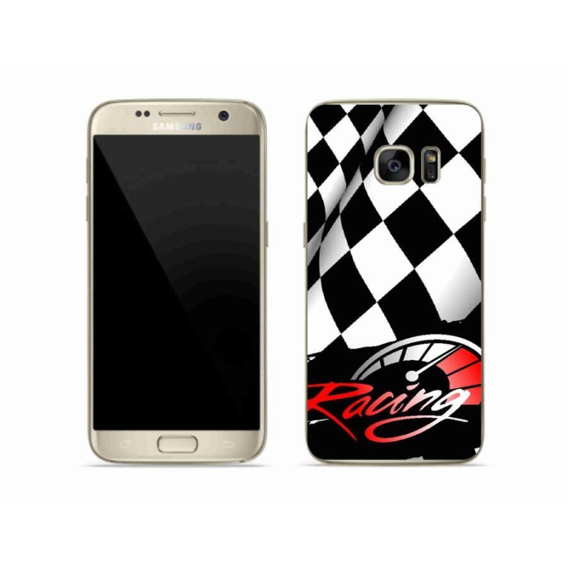 Gelový kryt mmCase na mobil Samsung Galaxy S7 - závodění
