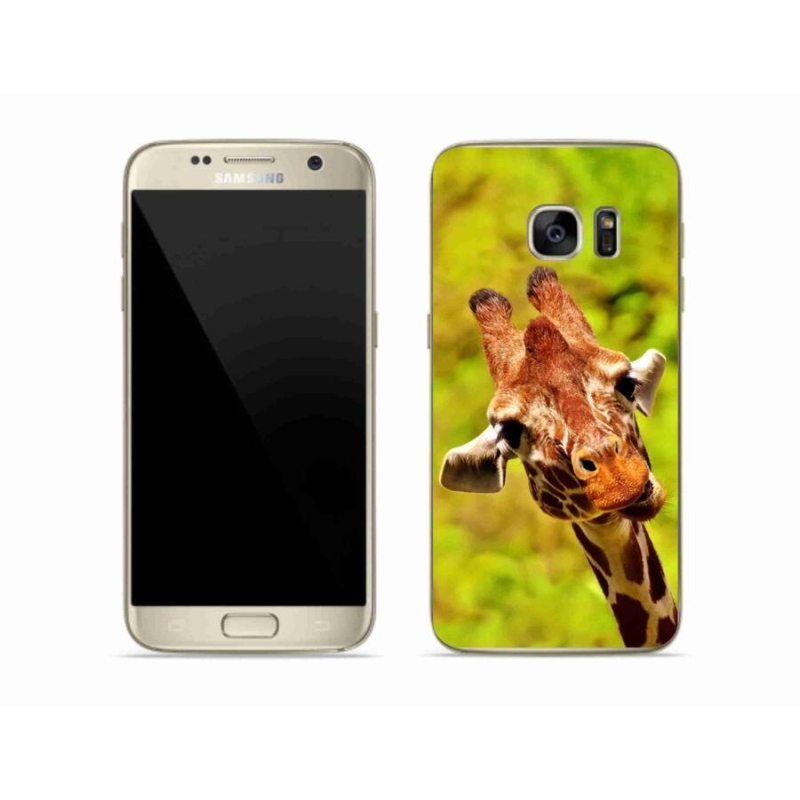 Gelový kryt mmCase na mobil Samsung Galaxy S7 - žirafa