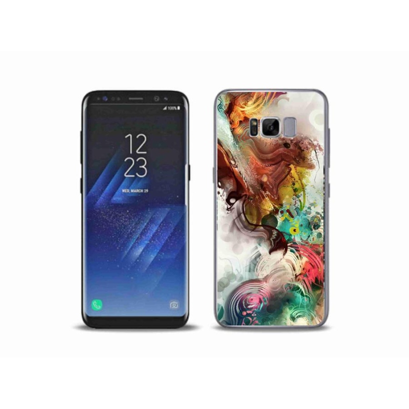 Gelový kryt mmCase na mobil Samsung Galaxy S8 Plus - abstrakt 1