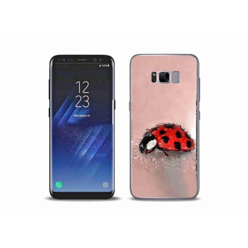 Gelový kryt mmCase na mobil Samsung Galaxy S8 Plus - beruška