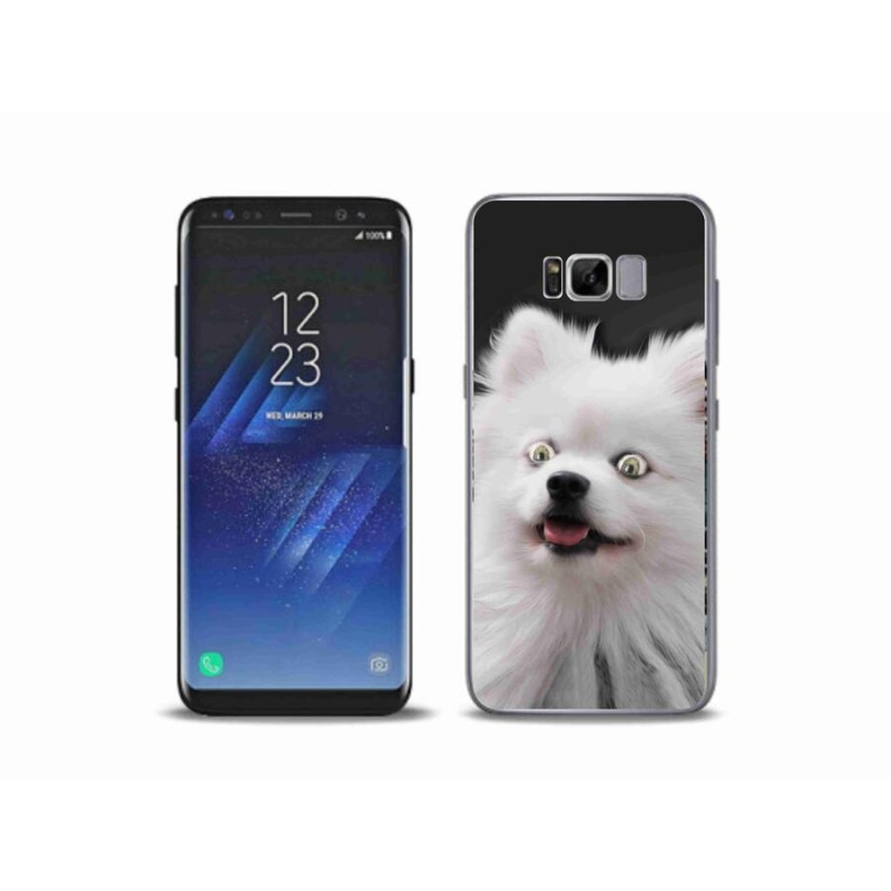 Gelový kryt mmCase na mobil Samsung Galaxy S8 Plus - bílý špic