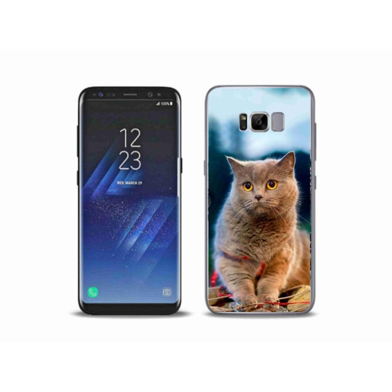 Gelový kryt mmCase na mobil Samsung Galaxy S8 Plus - britská modrá 2