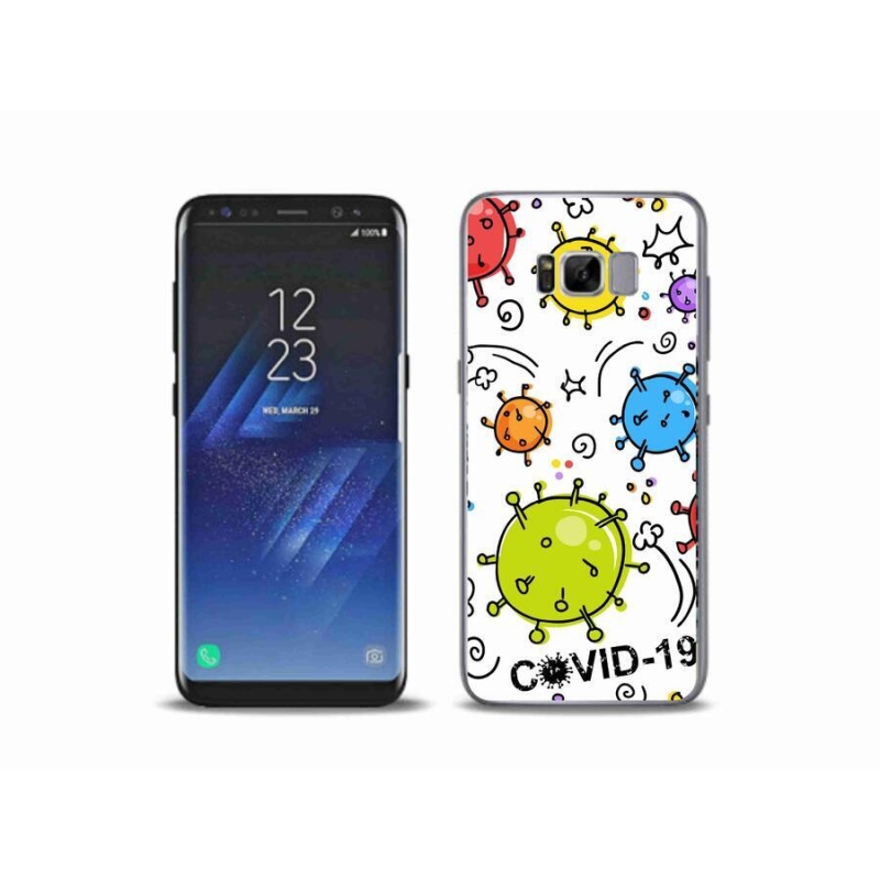 Gelový kryt mmCase na mobil Samsung Galaxy S8 Plus - covid 2 - Mpouzdra.cz