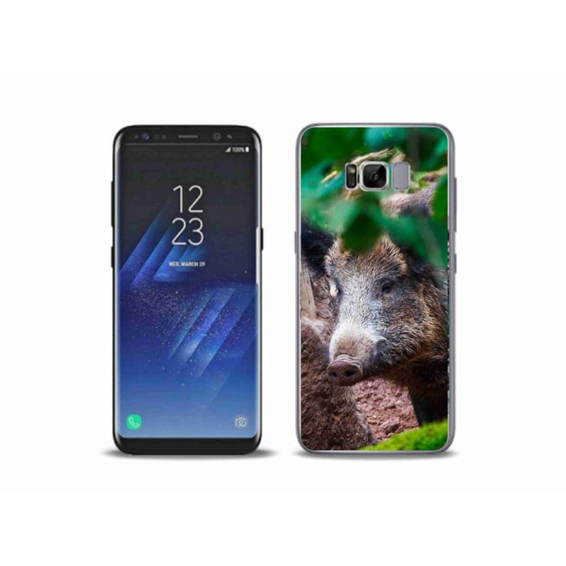 Gelový kryt mmCase na mobil Samsung Galaxy S8 Plus - divoké prase