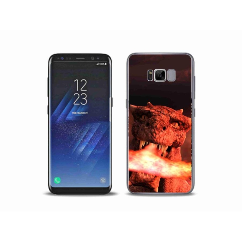 Gelový kryt mmCase na mobil Samsung Galaxy S8 Plus - drak