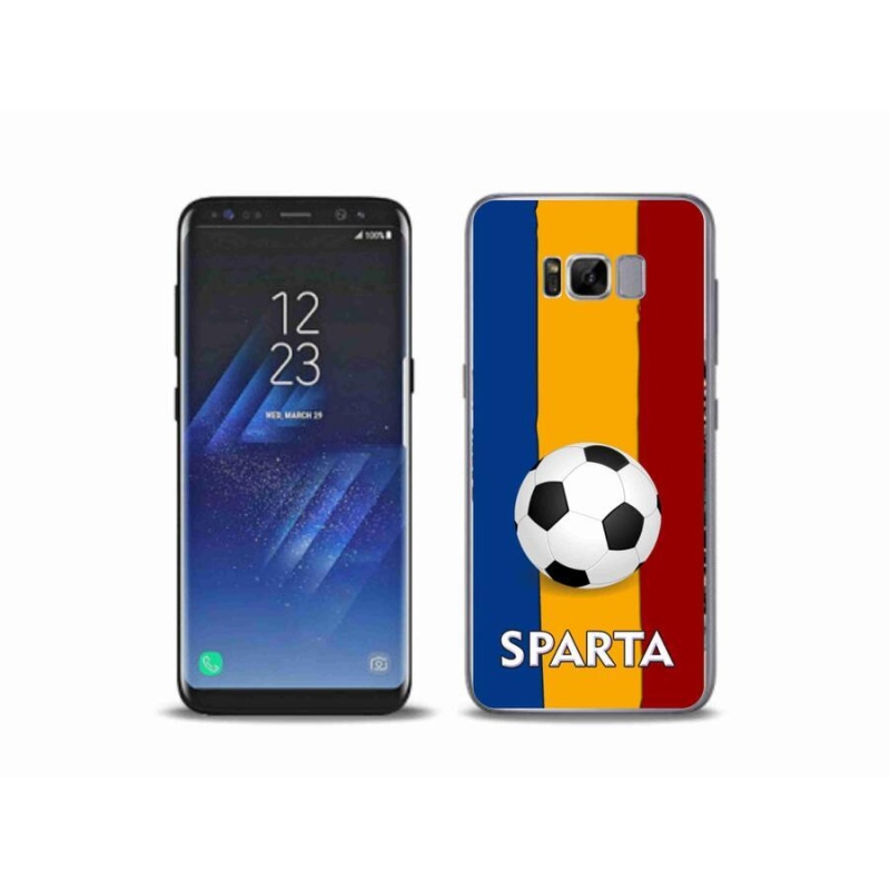 Gelový kryt mmCase na mobil Samsung Galaxy S8 Plus - fotbal 1