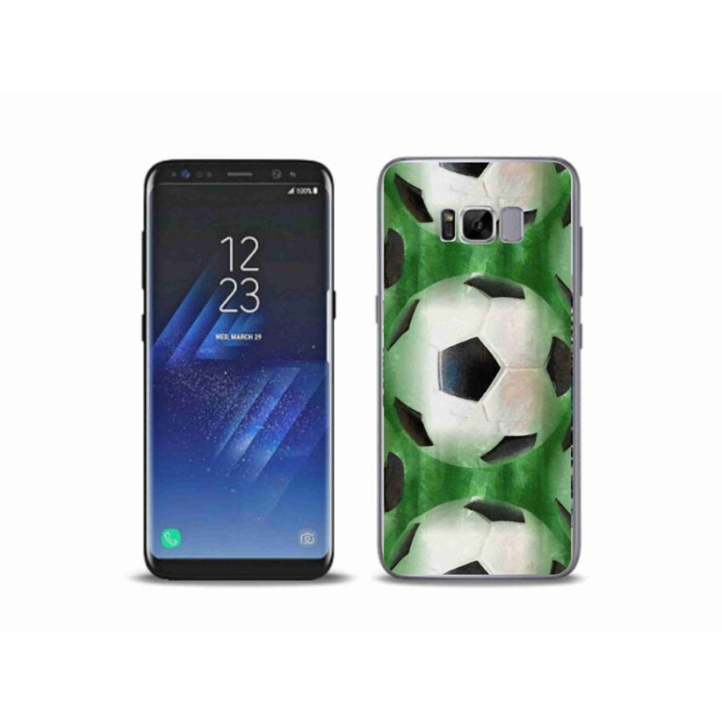Gelový kryt mmCase na mobil Samsung Galaxy S8 Plus - fotbalový míč