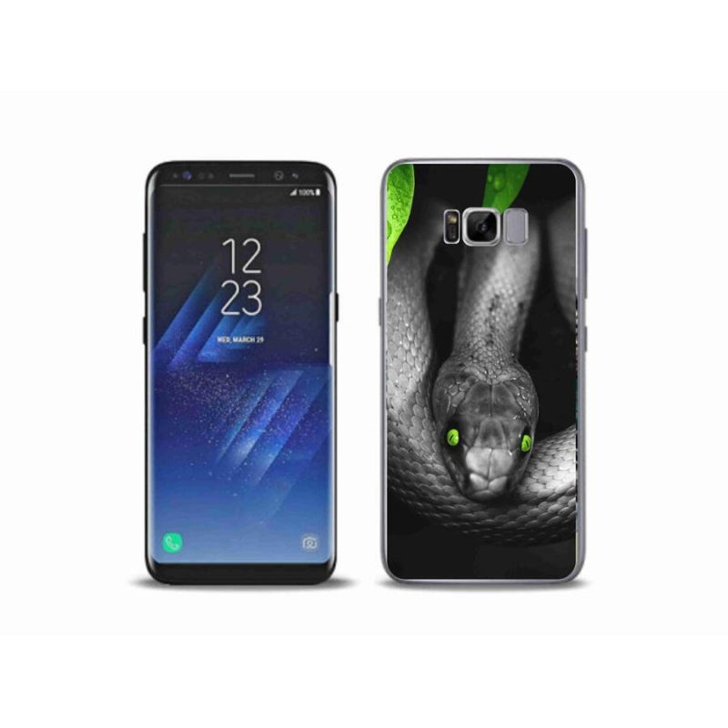 Gelový kryt mmCase na mobil Samsung Galaxy S8 Plus - had