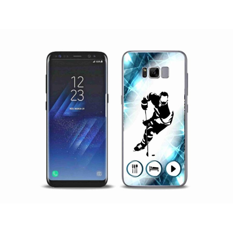 Gelový kryt mmCase na mobil Samsung Galaxy S8 Plus - hokej 1