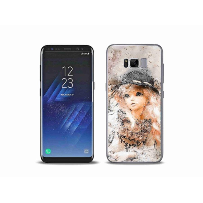 Gelový kryt mmCase na mobil Samsung Galaxy S8 Plus - holčička s kloboukem