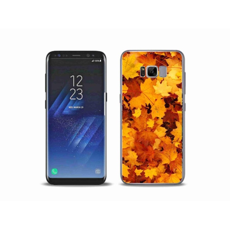 Gelový kryt mmCase na mobil Samsung Galaxy S8 Plus - javorové listy