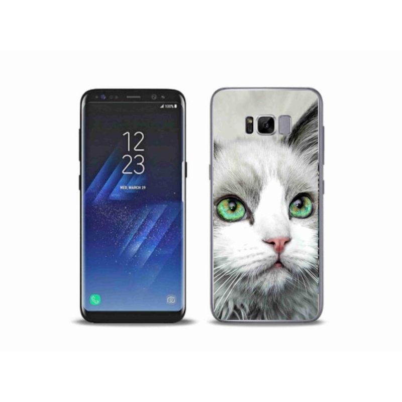 Gelový kryt mmCase na mobil Samsung Galaxy S8 Plus - kočičí pohled