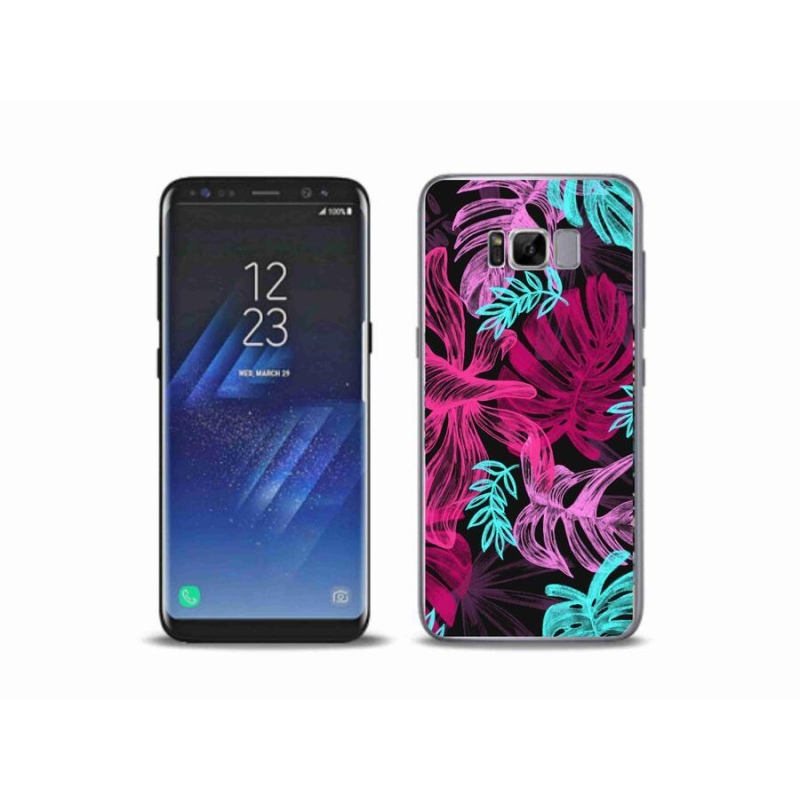Gelový kryt mmCase na mobil Samsung Galaxy S8 Plus - květiny 1
