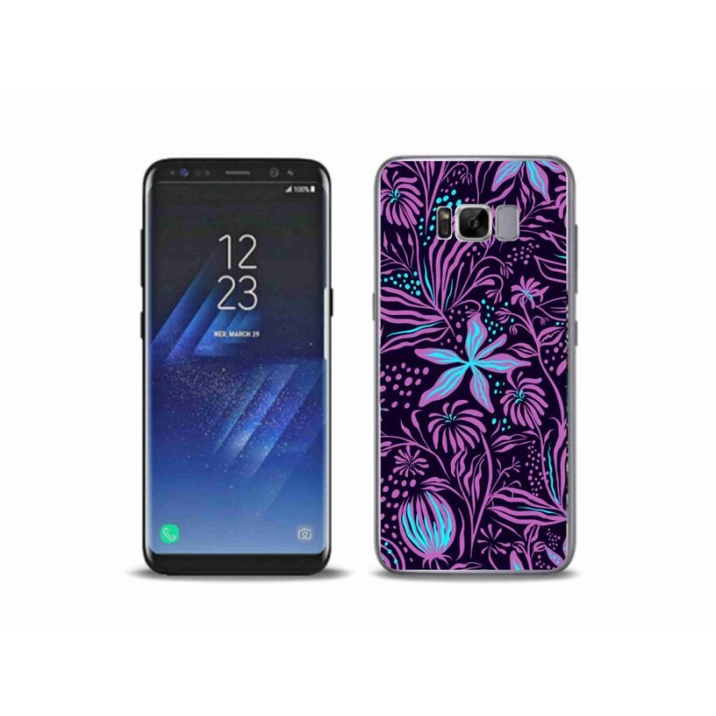 Gelový kryt mmCase na mobil Samsung Galaxy S8 Plus - květiny 2