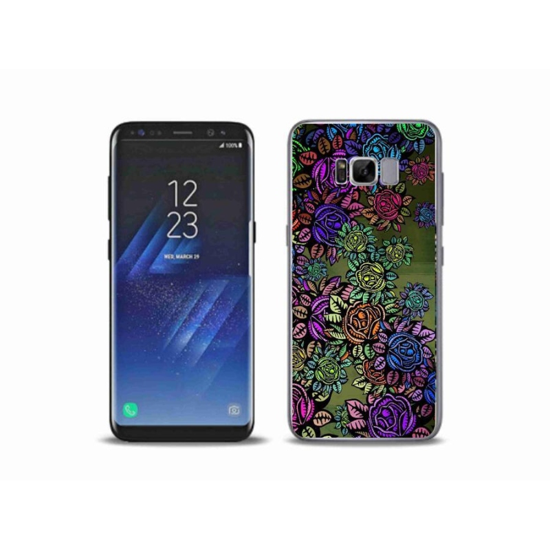 Gelový kryt mmCase na mobil Samsung Galaxy S8 Plus - květiny 6