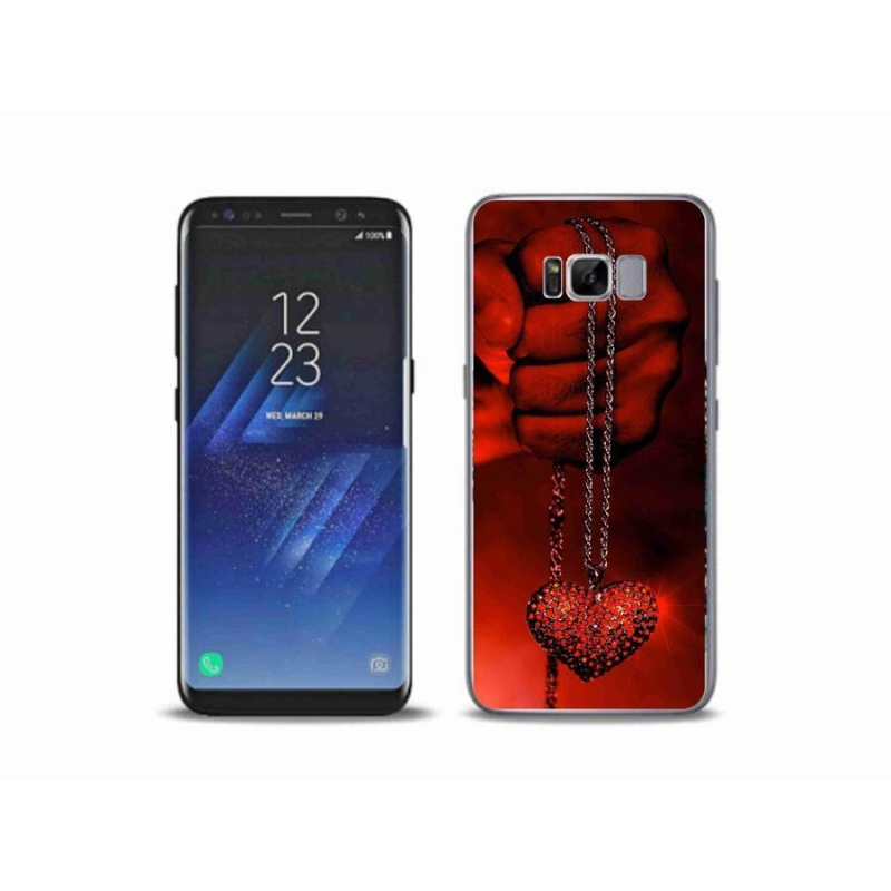 Gelový kryt mmCase na mobil Samsung Galaxy S8 Plus - náhrdelník