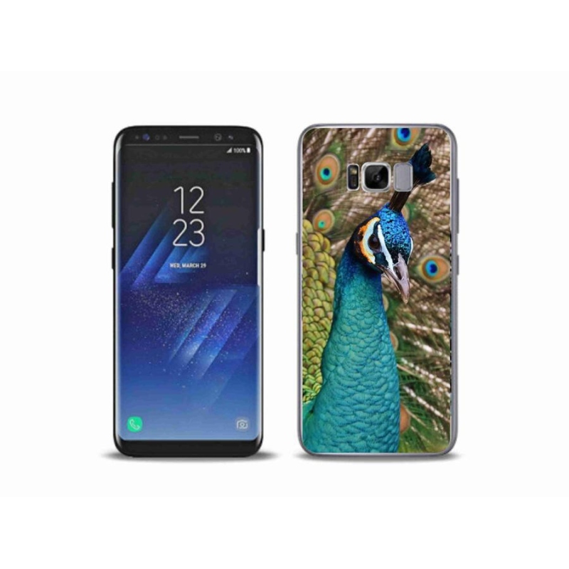 Gelový kryt mmCase na mobil Samsung Galaxy S8 Plus - páv