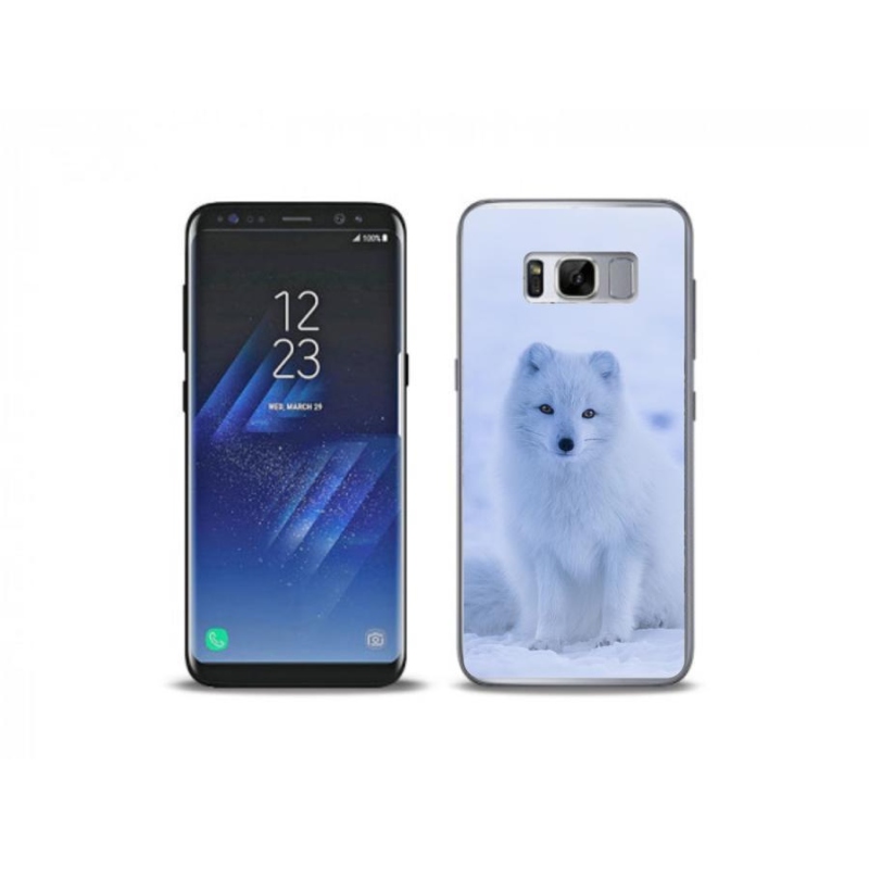 Gelový kryt mmCase na mobil Samsung Galaxy S8 Plus - polární liška