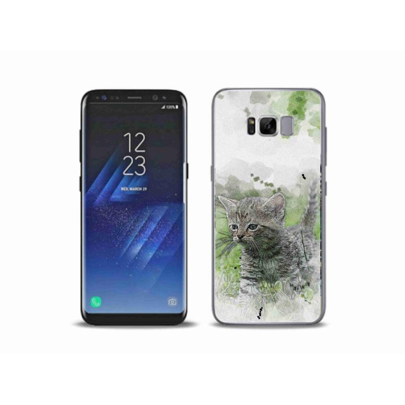 Gelový kryt mmCase na mobil Samsung Galaxy S8 Plus - roztomilé kotě 1