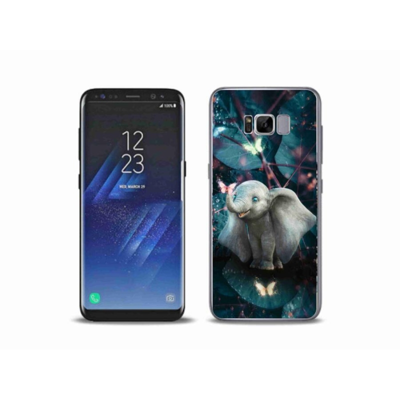 Gelový kryt mmCase na mobil Samsung Galaxy S8 Plus - roztomilý slon