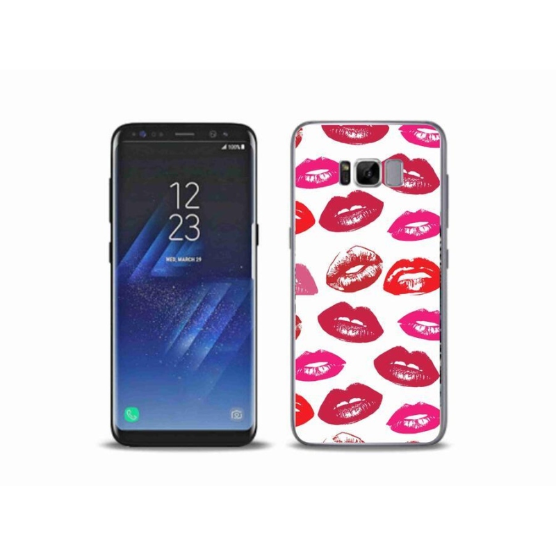Gelový kryt mmCase na mobil Samsung Galaxy S8 Plus - rty