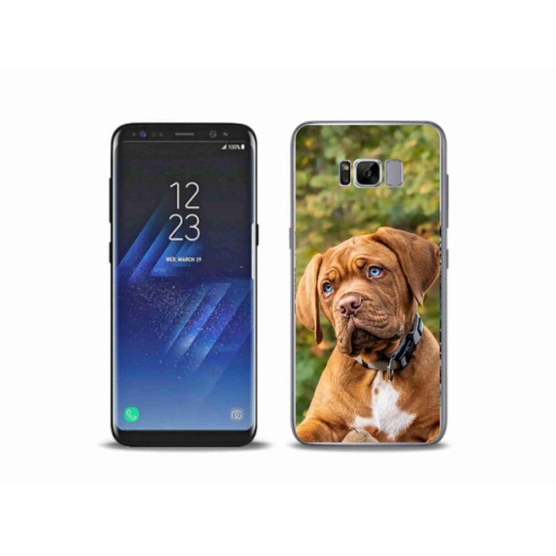 Gelový kryt mmCase na mobil Samsung Galaxy S8 Plus - štěně