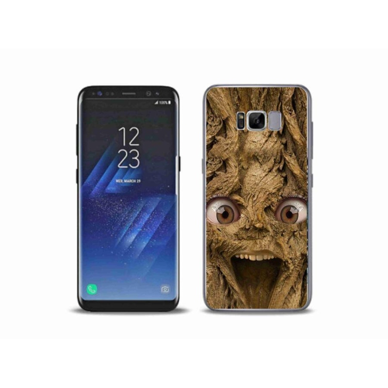 Gelový kryt mmCase na mobil Samsung Galaxy S8 Plus - veselý strom s očima