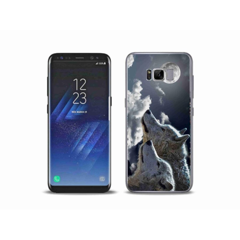 Gelový kryt mmCase na mobil Samsung Galaxy S8 Plus - vlci