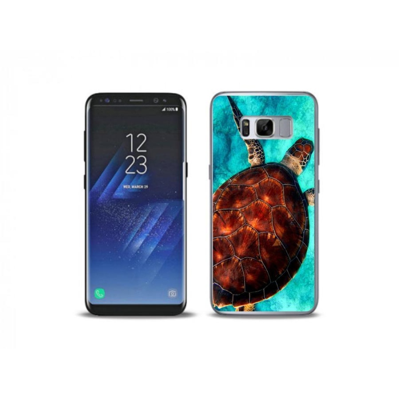 Gelový kryt mmCase na mobil Samsung Galaxy S8 Plus - želva