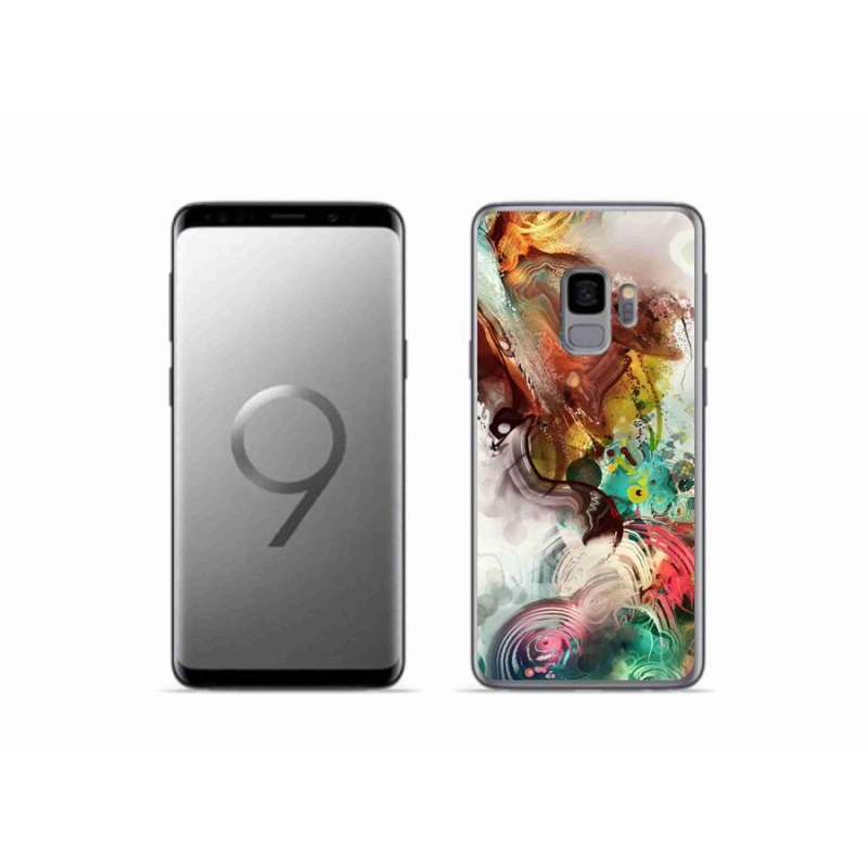 Gelový kryt mmCase na mobil Samsung Galaxy S9 - abstrakt 1